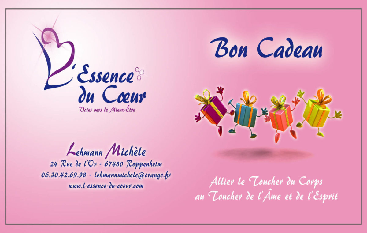 Bon cadeau L'essence du coeur