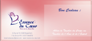Bon cadeau L'essence du coeur